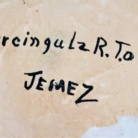 Vintage One of a Kind Pottery by Percingula R. Tosa Jemez Pottery Adobe Home - Picture 9 of 9